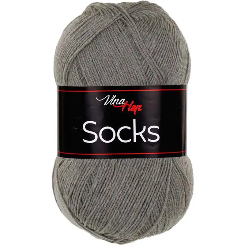 Vlna-hep Socks 61029 tmavší šedá