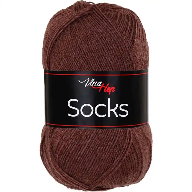 Vlna-hep Socks 61058 hnědá
