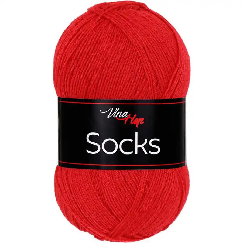 Vlna-hep Socks 61147 červená