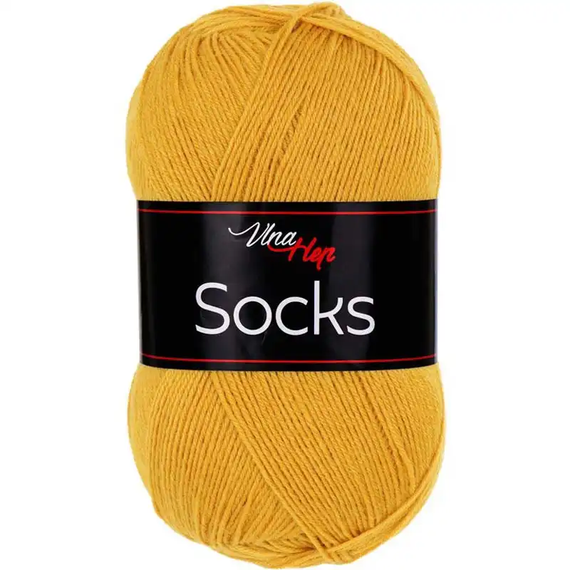 Vlna-hep Socks 61179 hořčicová
