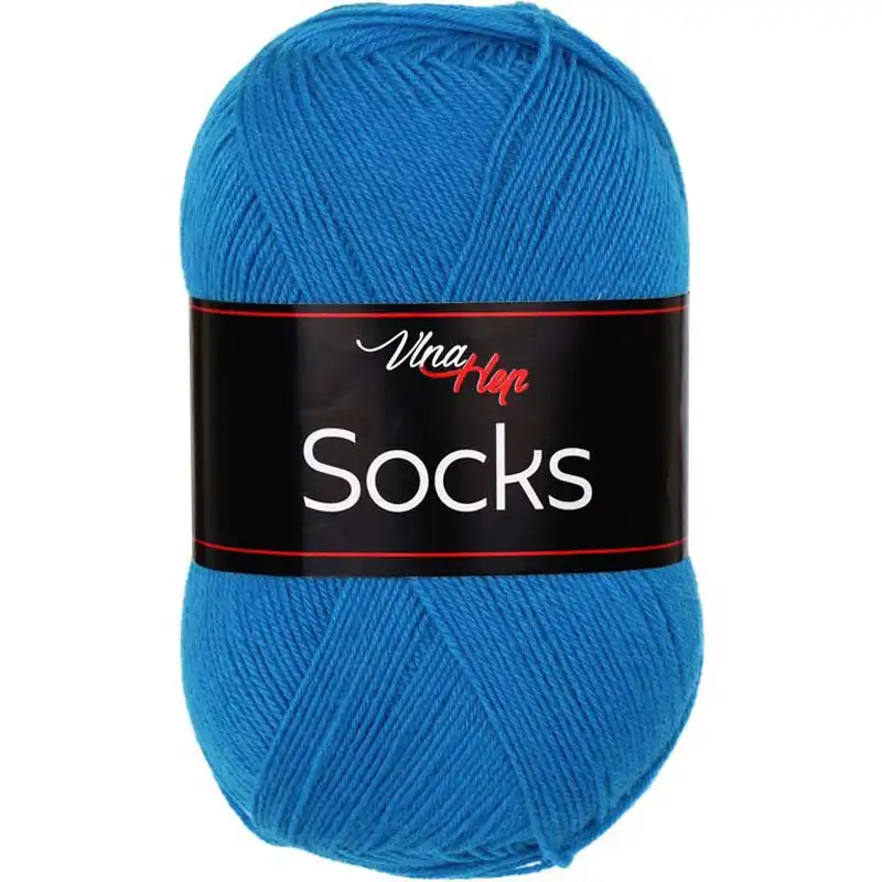 Vlna-hep Socks 61296 tmavší tyrkysová