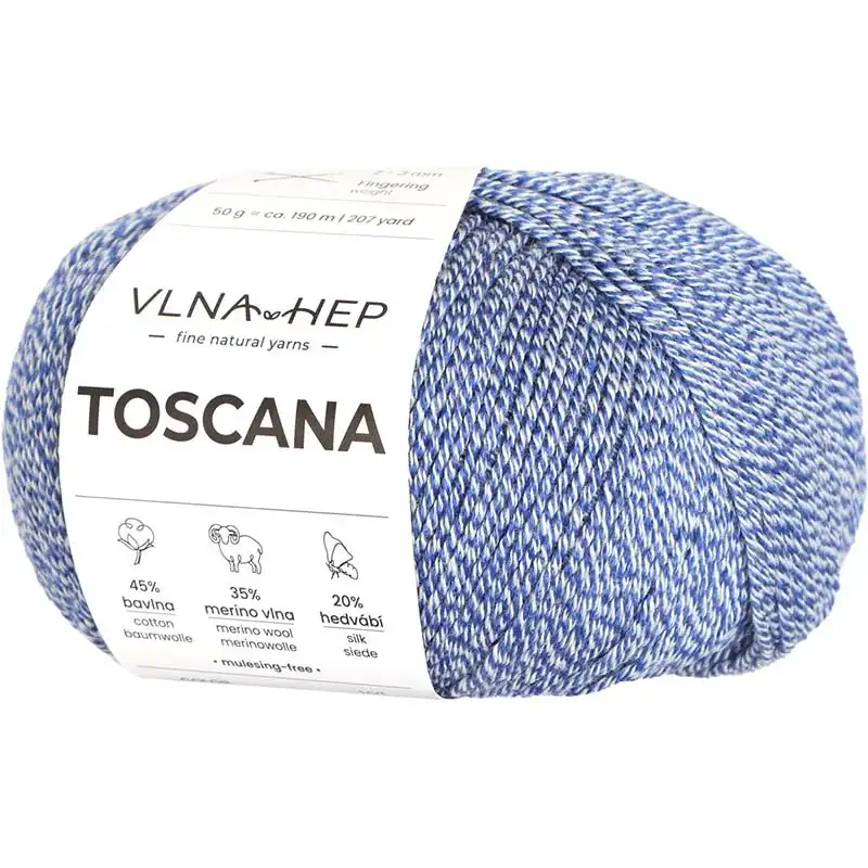 Vlna-hep Příze Toscana 142510 Bellwether Blue