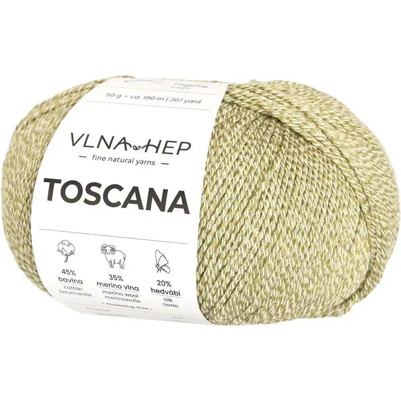 Vlna-hep Příze Toscana 142840 Evergreen Spring