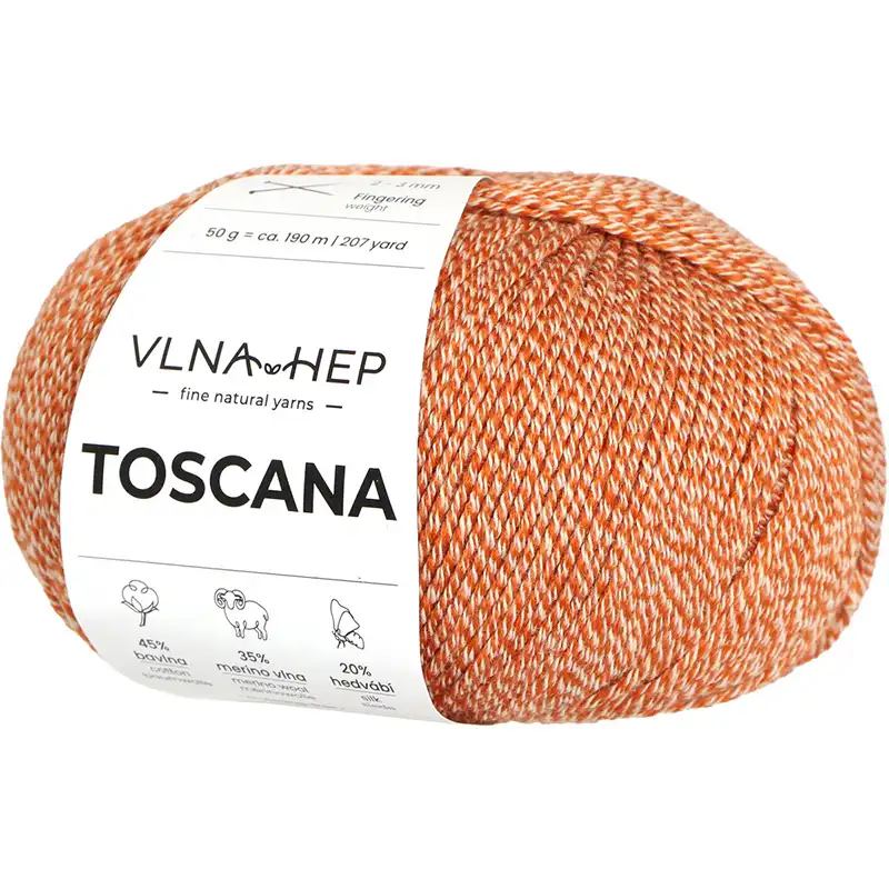 Vlna-Hep Toscana 14288 – rust