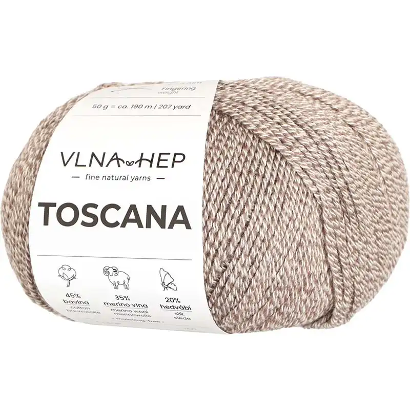 Vlna-hep Příze Toscana 142930 Cocoa Créme