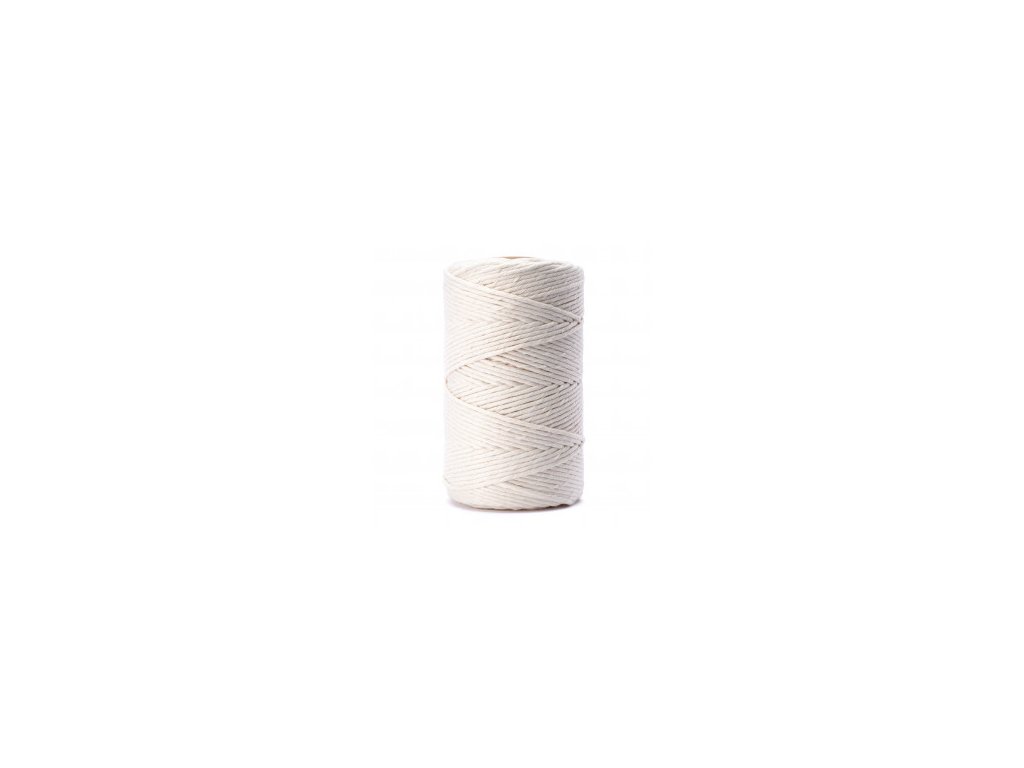 Yarn Melow Šňůra Angel 5mm Smetanová