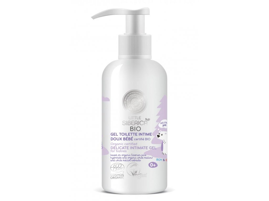 Natura Siberica Little Siberica - organický certifikovaný jemný intímny gél pre deti 250 ml