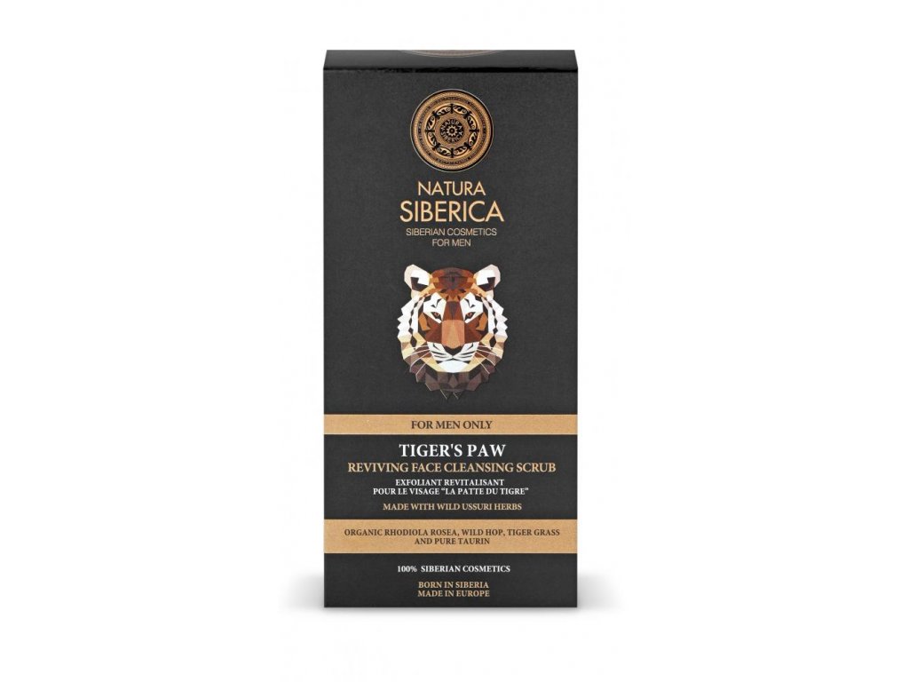 Natura Siberica Oživujúci pleťový peeling Tigria laba 150 ml
