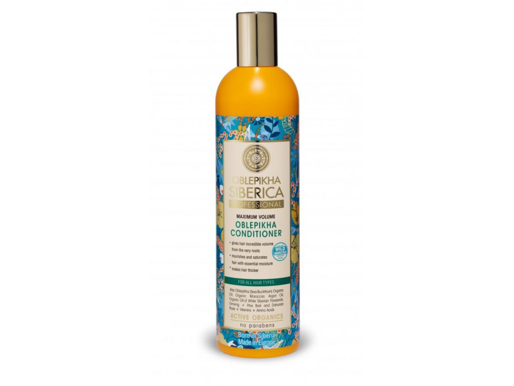 Natura Siberica Rakytníkový balzam pre všetky typy vlasov - Maximálny objem 400 ml