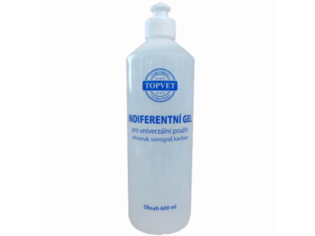 TOPVET Indiferentný - vodivý gél 600ml 600 ml