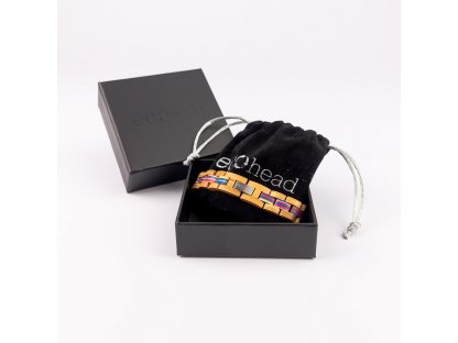 Ecohead Náramok na ruku - Rainbow in the midle Sky s krabičkou gift box