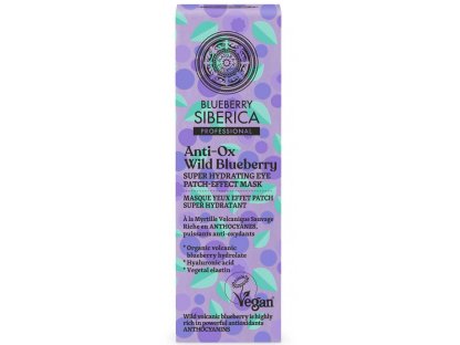 Natura Siberica Anti-OX Divoká Čučoriedka - Super hydratačná maska na oči 30 ml