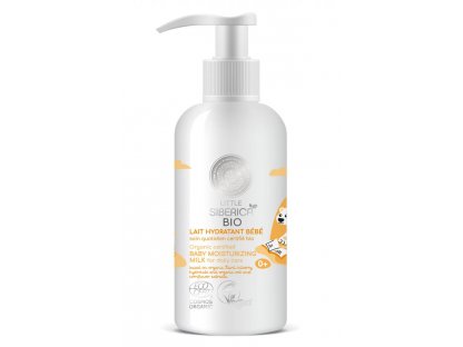Natura Siberica Little Siberica - organické certifikované hydratačné mlieko pre každodennú starostlivosť 250 ml