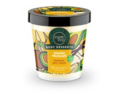 Organic Shop Organic Shop - Banánový koktejl - Telový krém 450 ml 450 ml