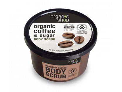 Organic Shop Organic Shop - Brazílska káva - Telový peeling 250 ml 250 ml