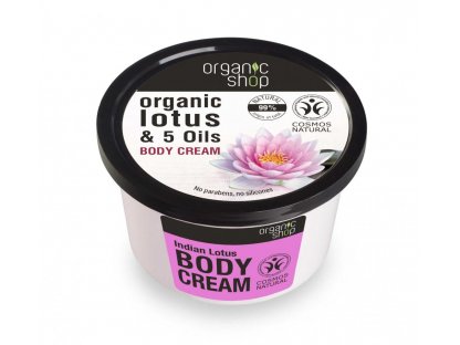 Organic Shop Organic Shop - Indický lotos - telový krém 250 ml 250 ml