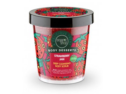 Organic Shop Organic Shop - Jahodový džem - Telový peeling 450 ml 450 ml