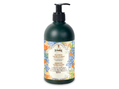 Recipes of Babushka Agafia Agafja medové mydlo na telo a ruky 500 ml