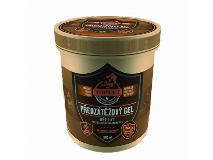 TOPVET Predzáťažový gél - hrejivý 500ml 500 ml