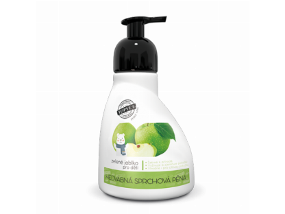 TOPVET Sprchová pena - zelené jablko - vhodné pre deti 300ml 300 ml