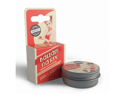 TOPVET TOPVET Balzam na pery - Jahoda a jojobový olej 15ml 15 ml