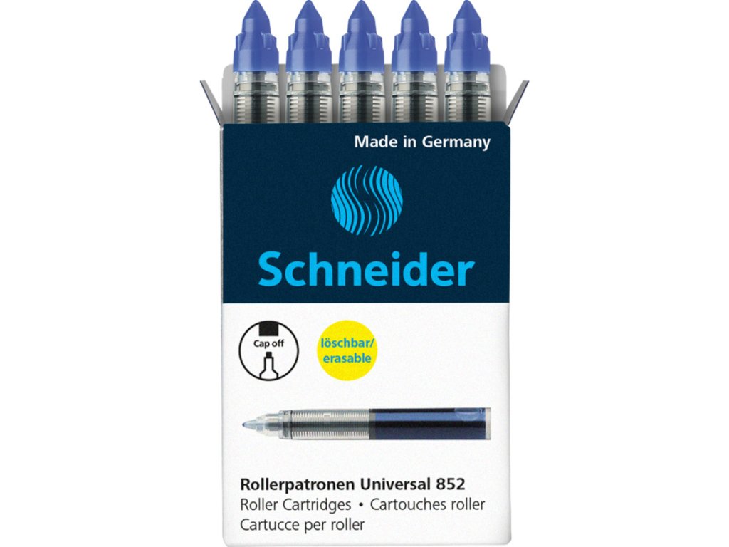 Bombičky Schneider 5 ks - modrá (kuličkový hrot)