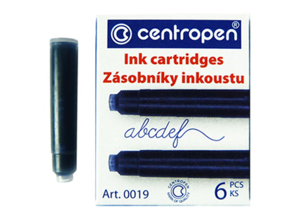 Centropen 0019 školní bombičky modré, balení 6 ks