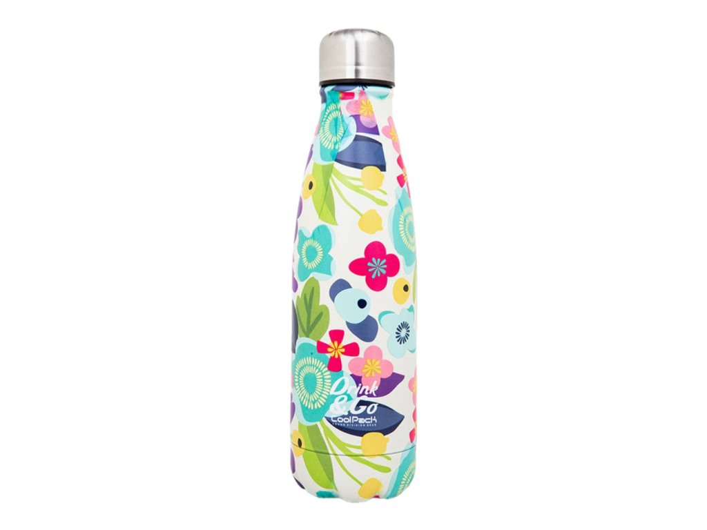 CoolPack termoláhev Flower me, 500 ml, nerez