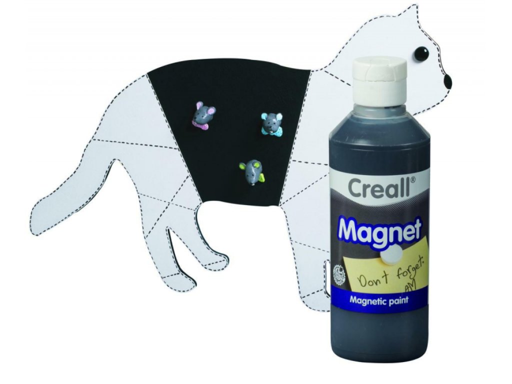 Creall magnetická barva, 250 ml, černá