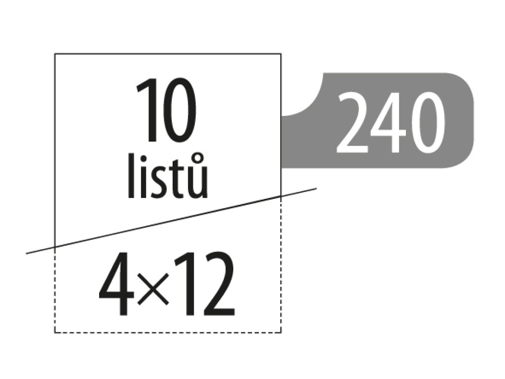 Dahle 240 skartovač PaperSAFE, 10 listů, 4 x 12 mm, 25 l