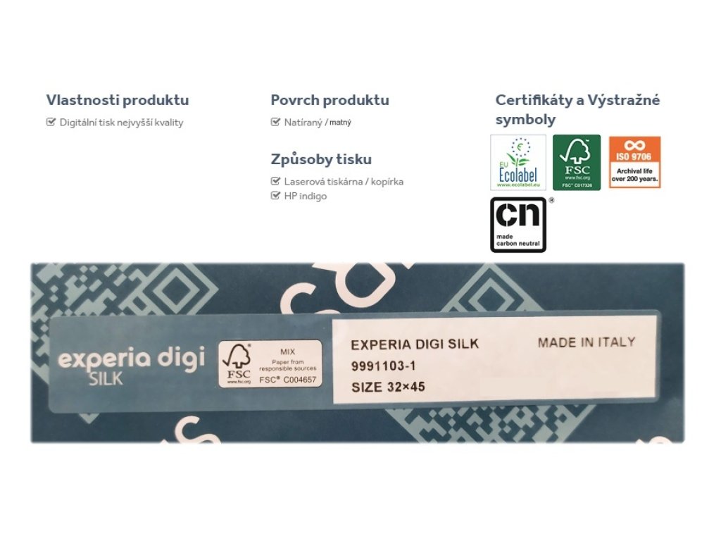 Experia Digi Silk 150gr 320x450, 500 listů