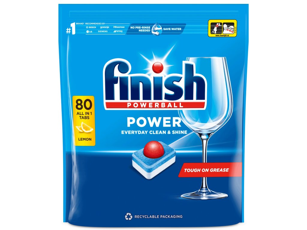 Finish 3XL Power Lemon - 80 tablet