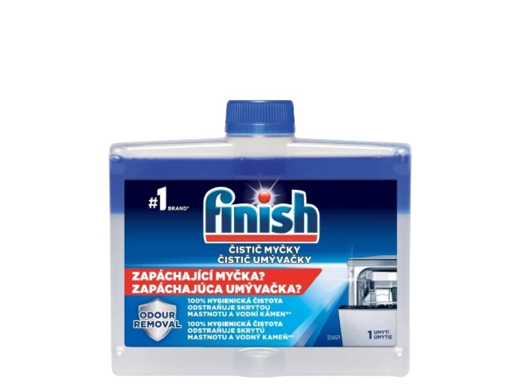 Finish - tekutý čistič myčky 250 ml