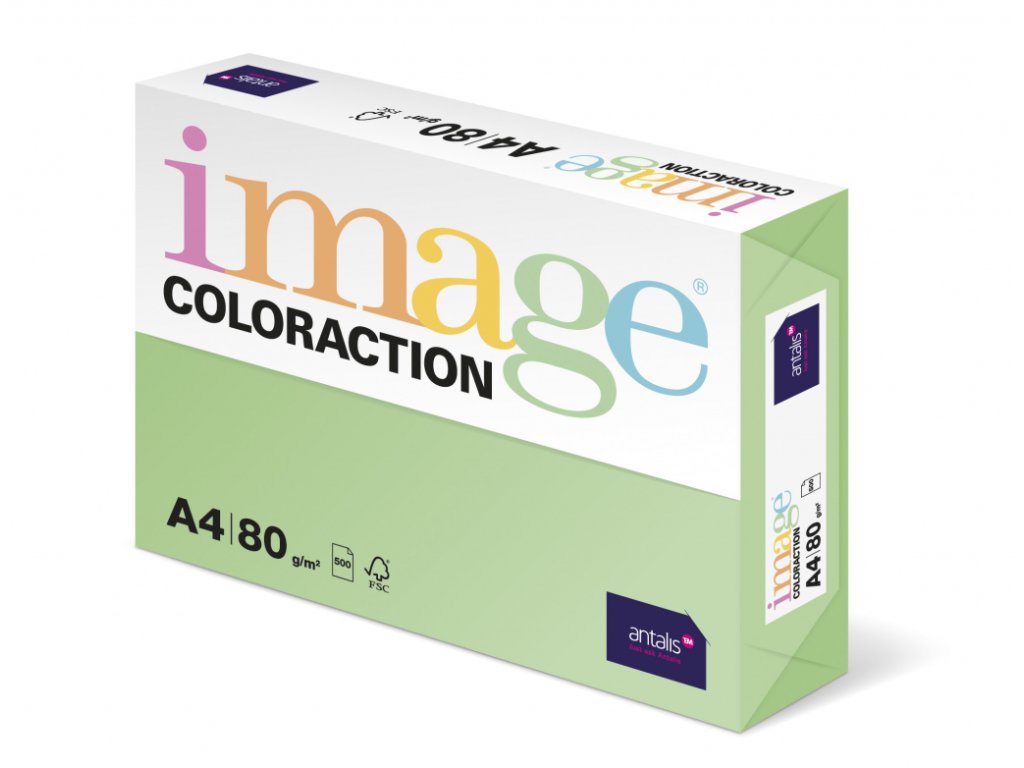 Image ColorAction A4 80 g č.MG28 Forest (pastelově zelená)