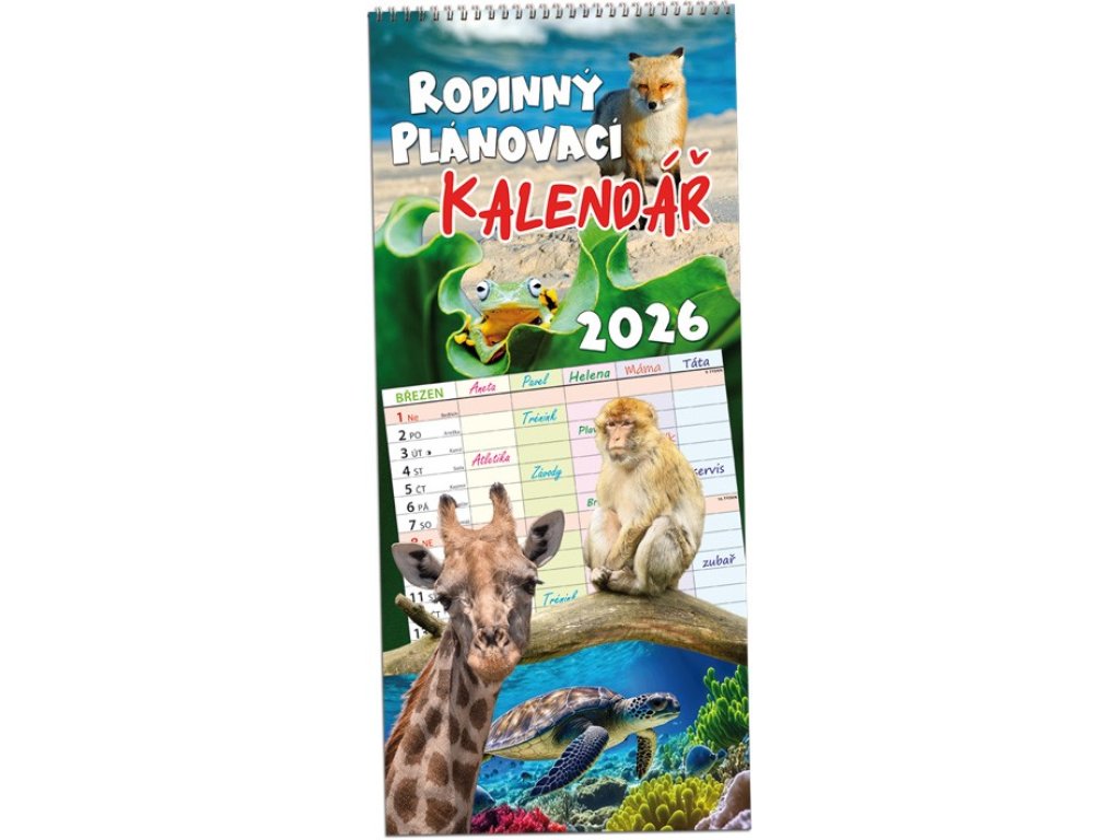 KN 311 - Kalendář nástěnný 2026 - Rodinný plánovací