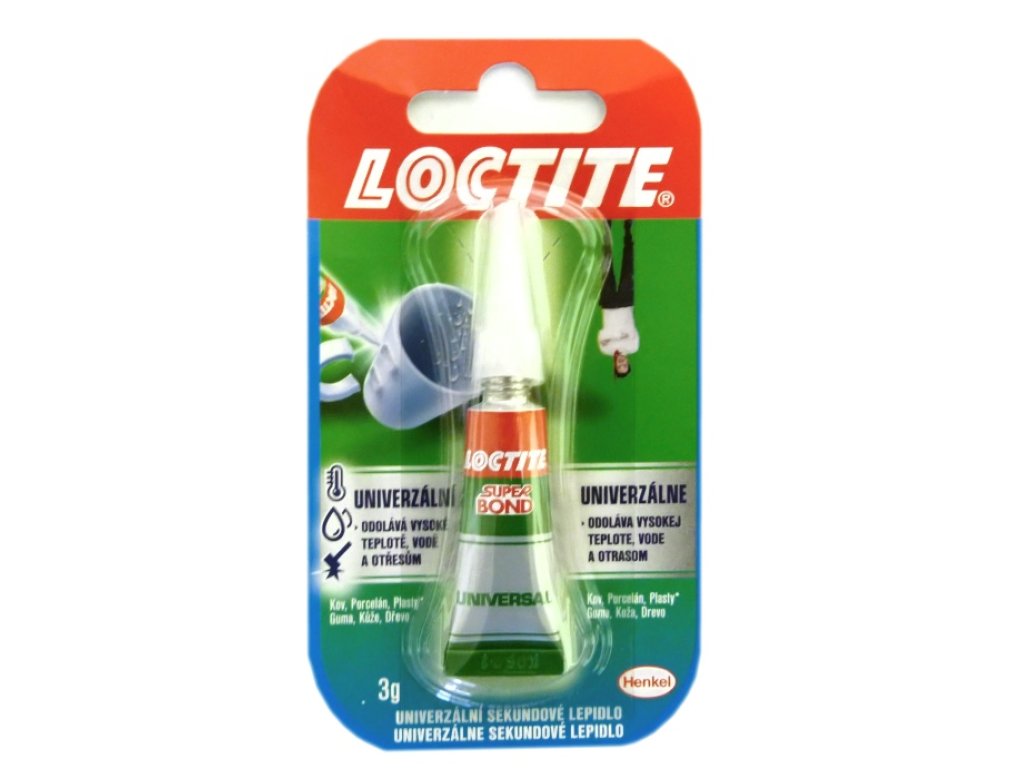 Lepidlo vteřinové Loctite Super Bond 3g