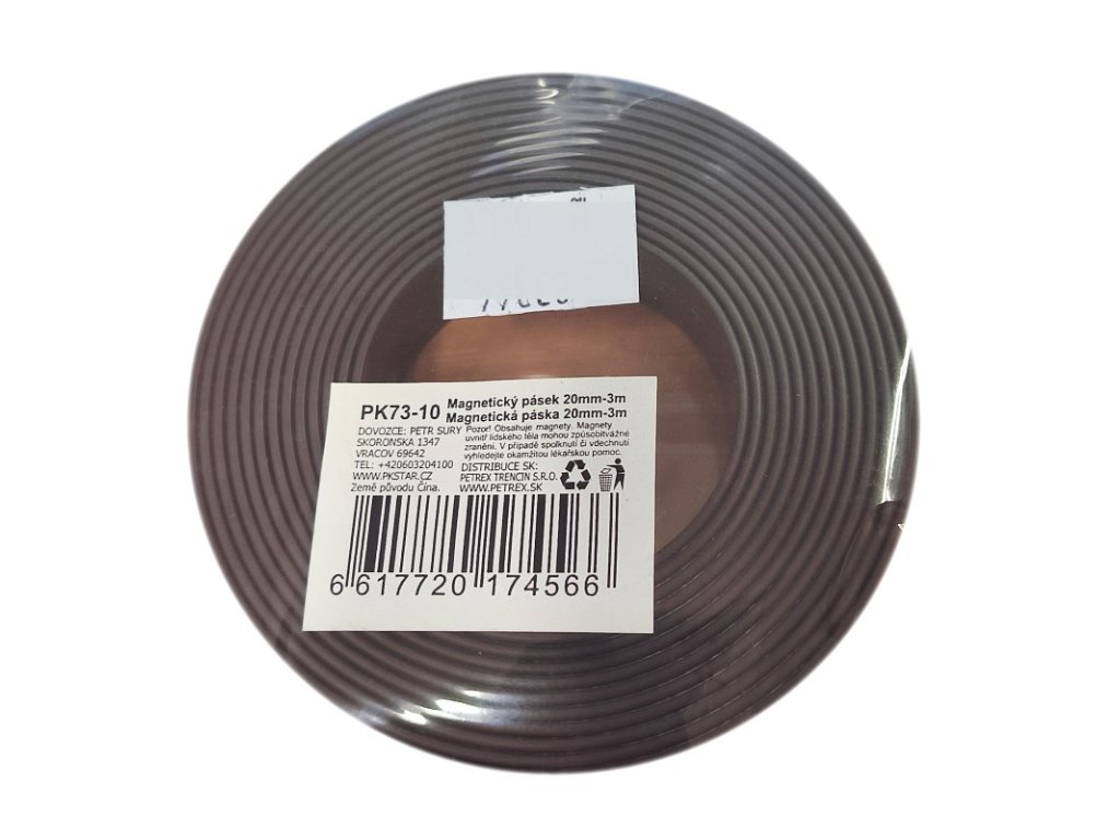 Magnetická páska samolepicí 20 mm x 3 m - PK73-10