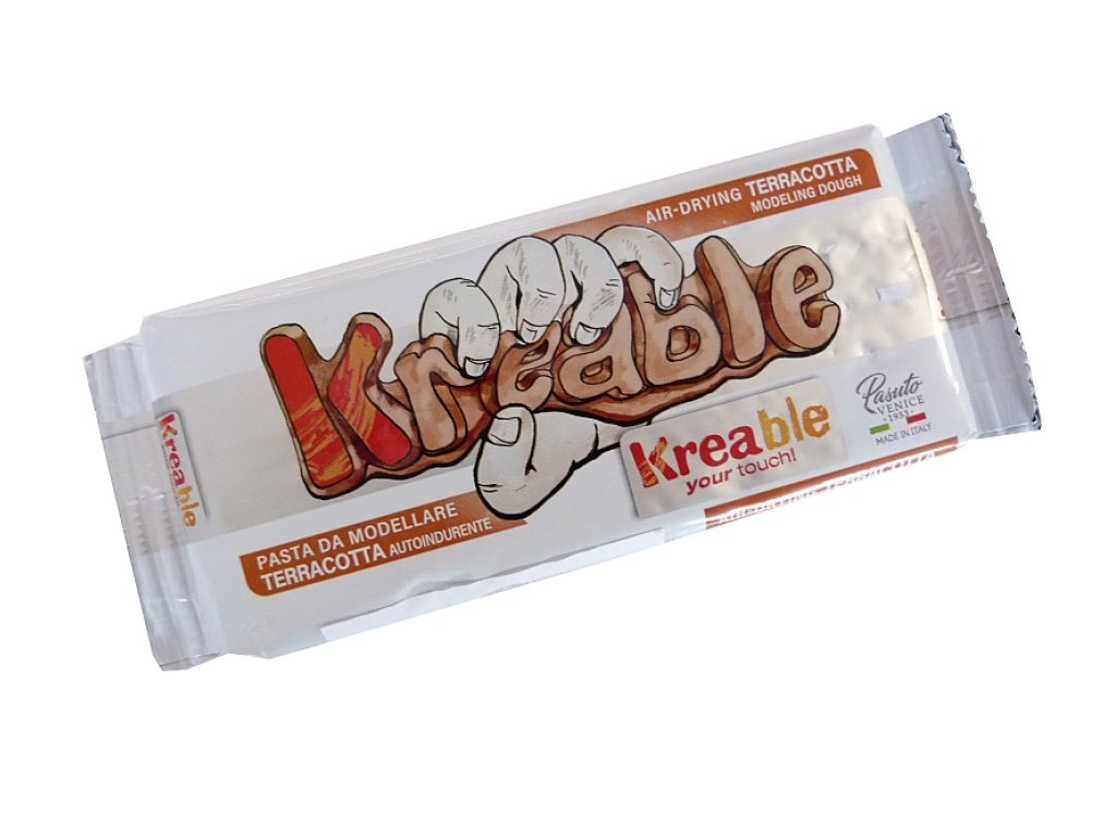 Modelovací hmota Kreable 0,5 kg, hnědá