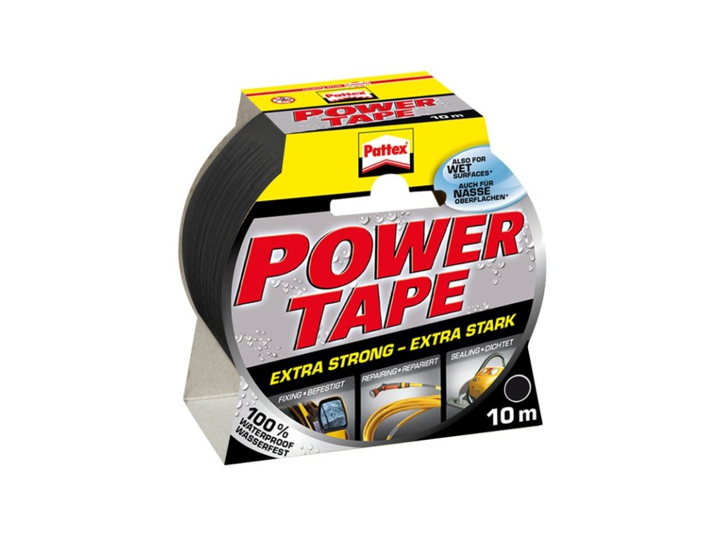 Pattex Power tape černá 50 mm x 10 m