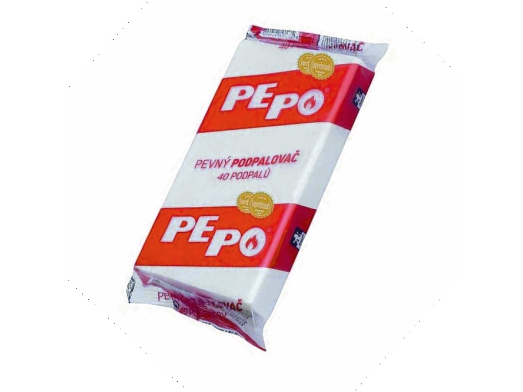 Pepo pevný podpalovač 40 podpalů