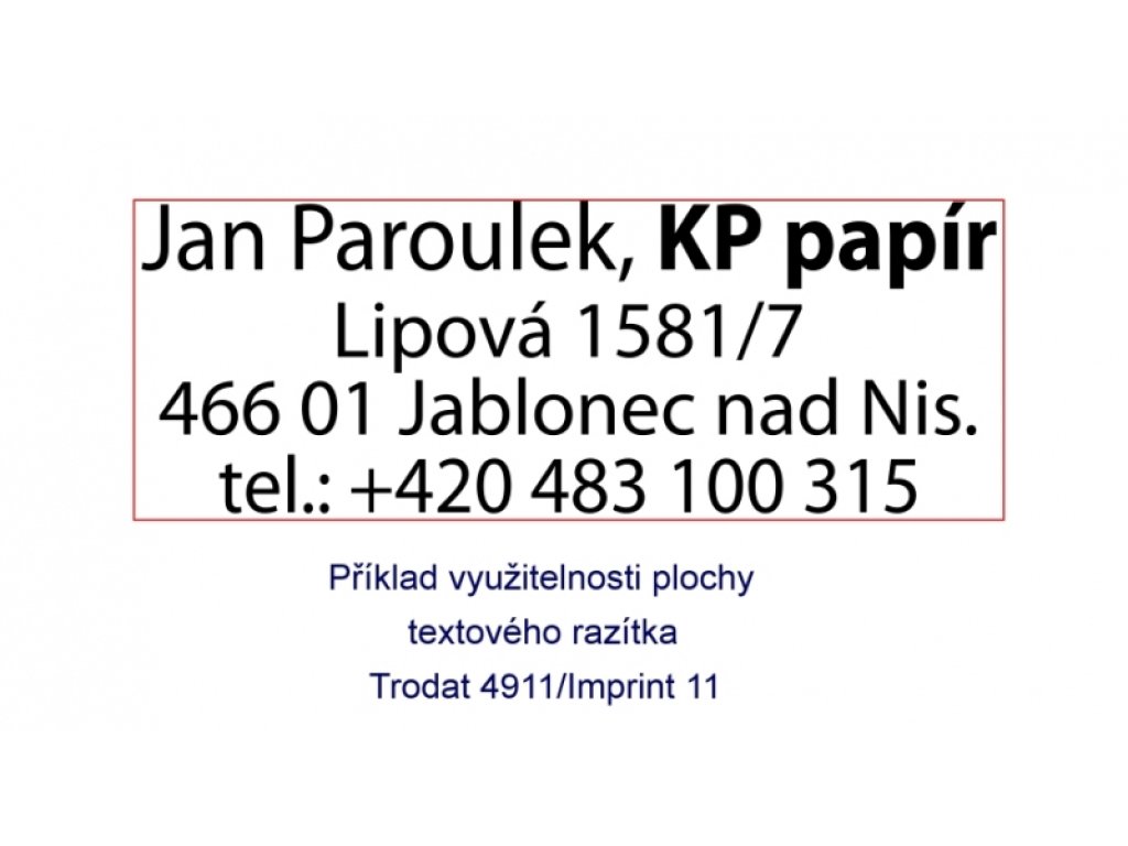 Polymer pro razítka Trodat 4911