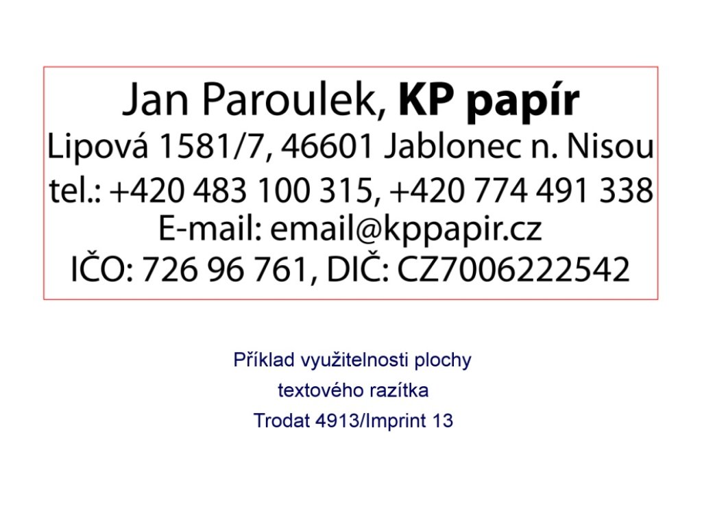 Polymer pro razítka Trodat 4913