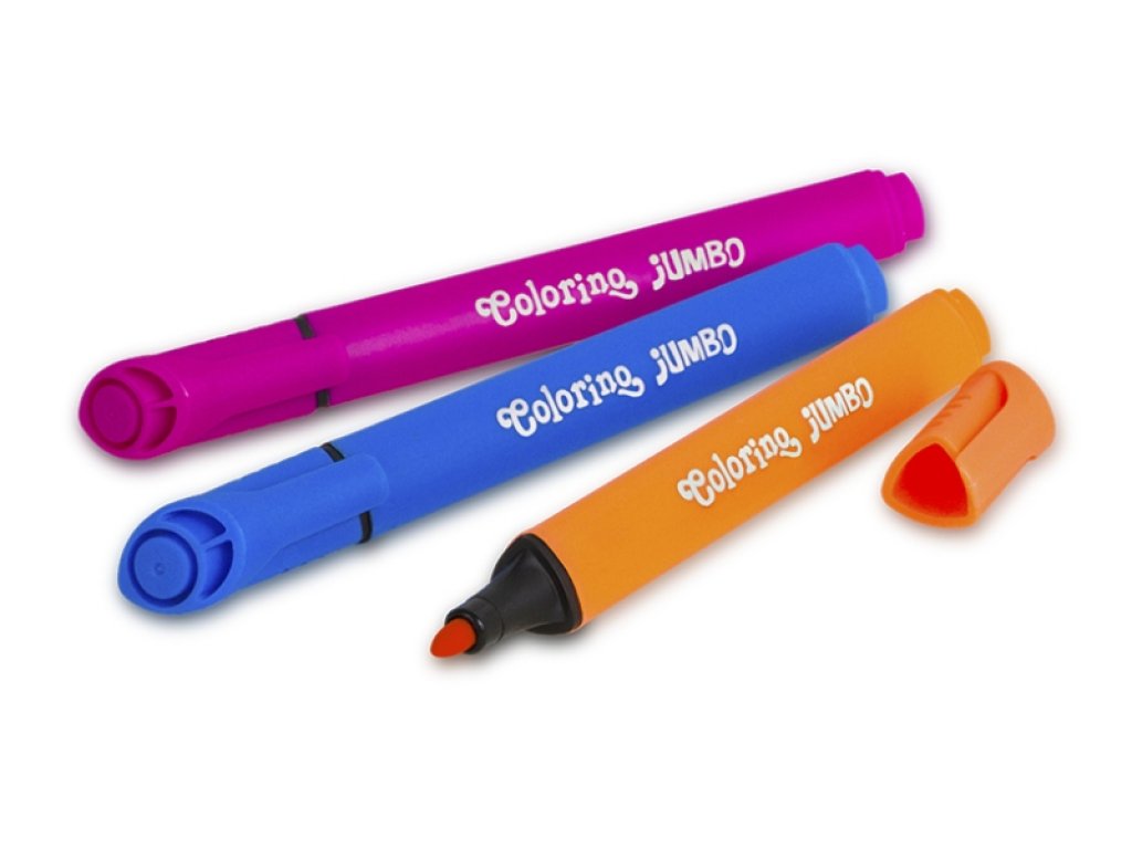 Popisovač Colorino JUMBO trojhranný - 10 barev