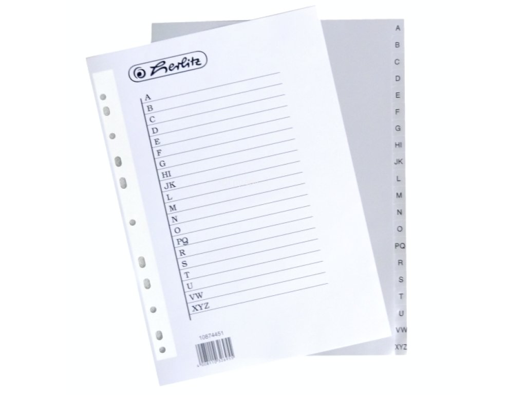 Registr A4 abeceda A Z Plastov EXACOMPTA Kppapir cz registr-a4-abeceda-a-z-plastov-exacompta-kppapir-cz