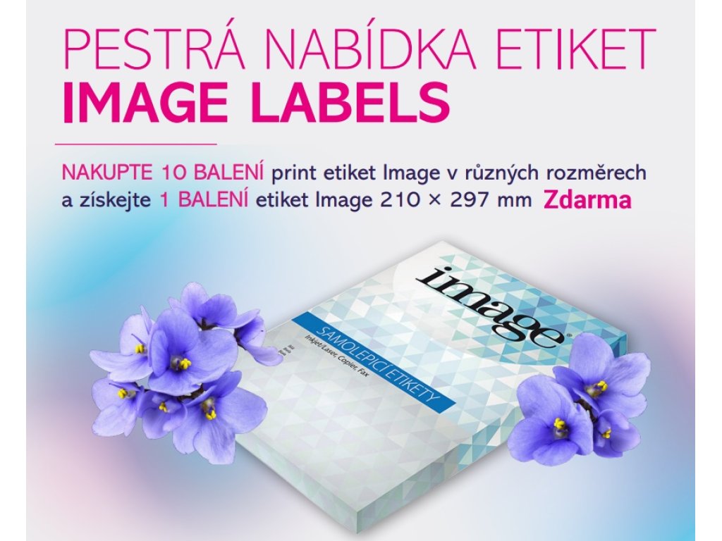 Samolepicí etikety SK label Image A4 70 x 42,3 - 100 listů