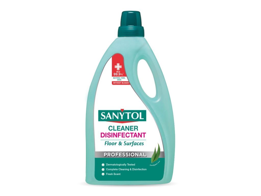 Sanytol Professional - dezinfekce univerzální čistič, koncentrát na podlahy, 5 l, eukalyptus