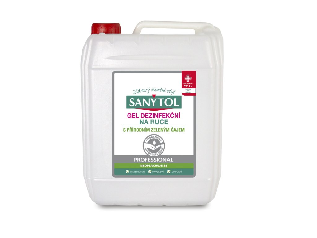 Sanytol Professional - dezinfekční gel na ruce, kanystr, 5 l