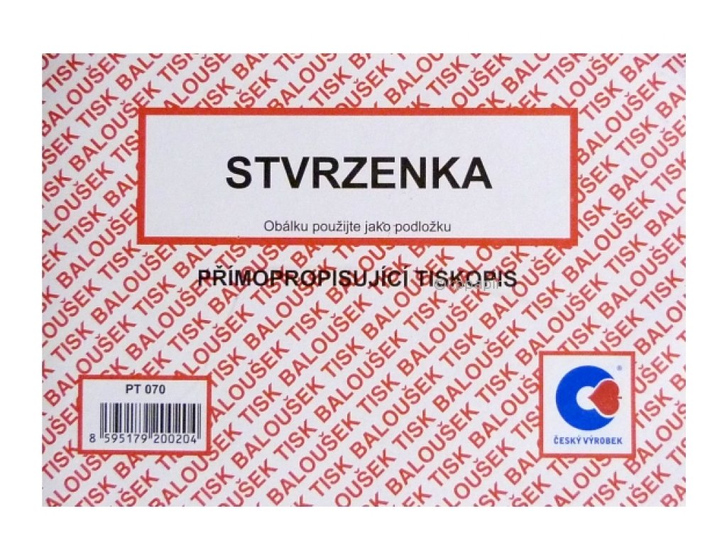 Stvrzenka A6 PT 070