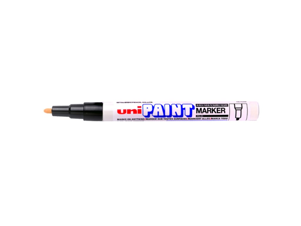 UNI PX-21 popisovač lakový PAINT Fine, 0,8-1,2 mm, černý