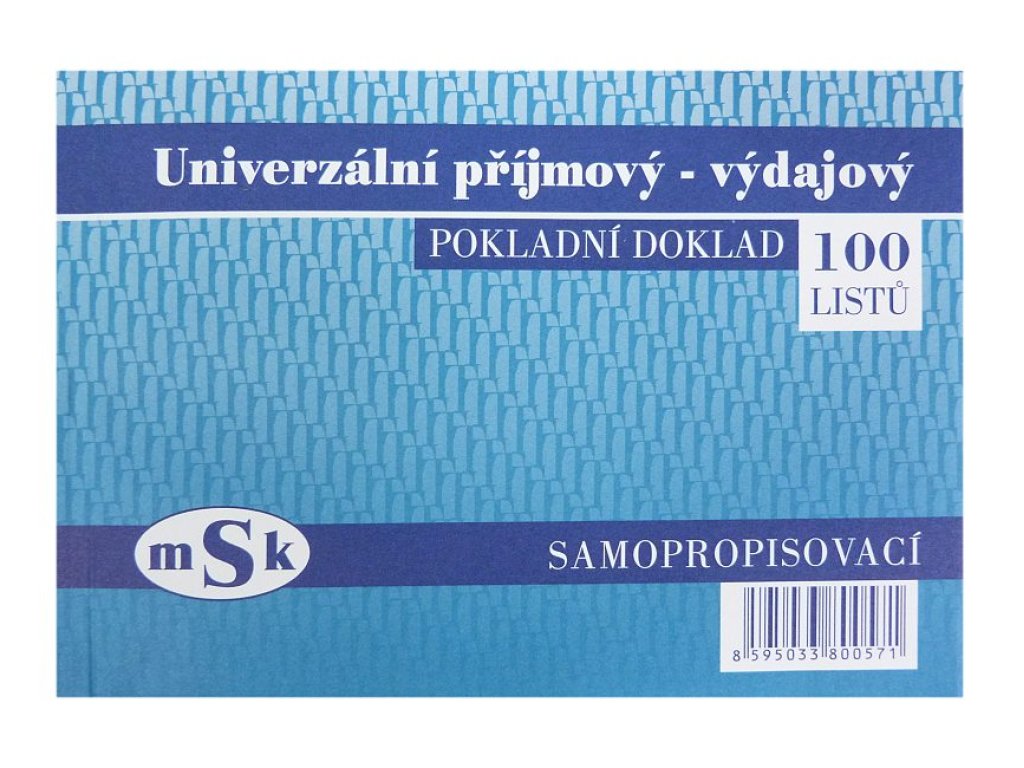 Univerzální pokladní doklad MSK 57